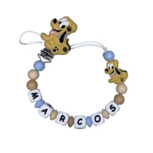Chupetero Baby Pluto personalizado