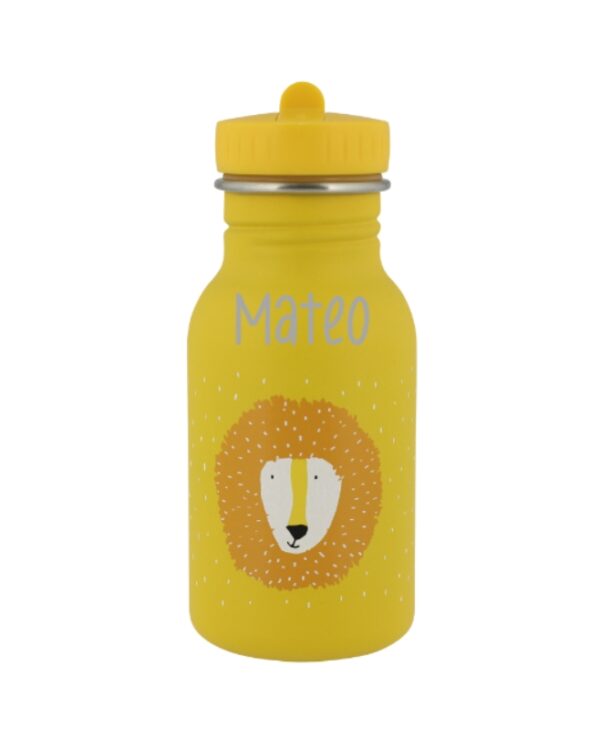 Botella infantil Trixie Mr. Lion de acero inoxidable 350Ml personalizada