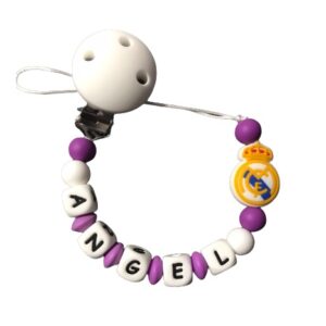 Chupetero Real Madrid personalizado
