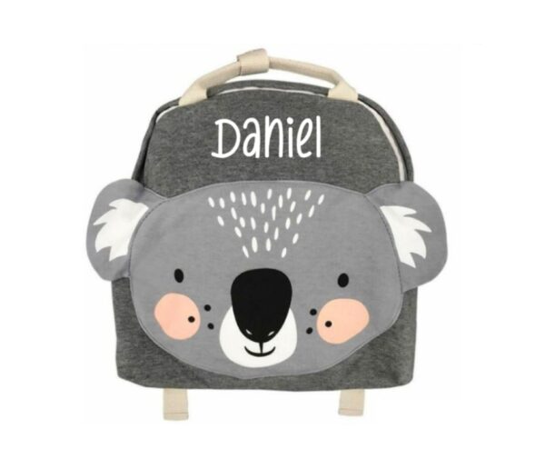 Mochila Koala gris personalizada