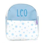 Mochila Estrellas Azul Personalizada