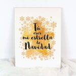 Lienzo Navidad Tú eres mi estrella de Navidad