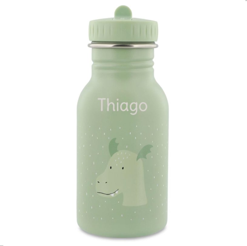 Botella infantil Trixie Mr. Dagon de acero inoxidable 350Ml personalizada