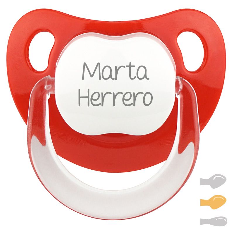 Chupete personalizado Rojo baby