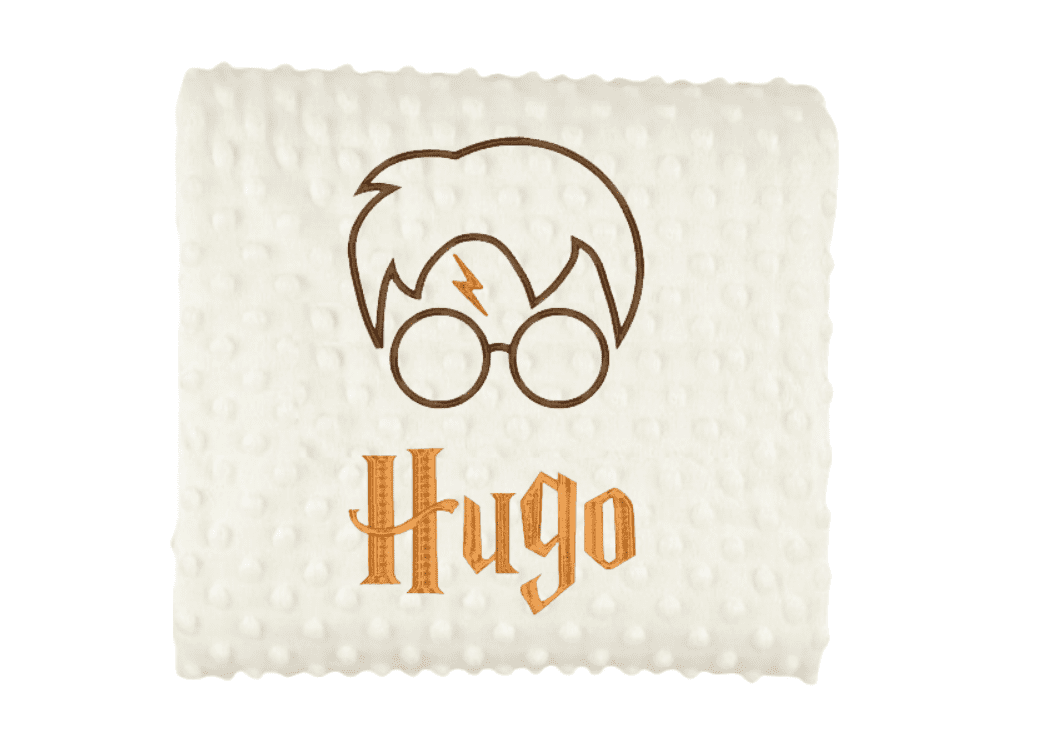 Manta burbuja clásica beige Harry Potter personalizada