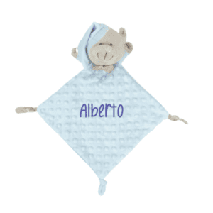 DOU-DOU Osito dormilón celeste Personalizado