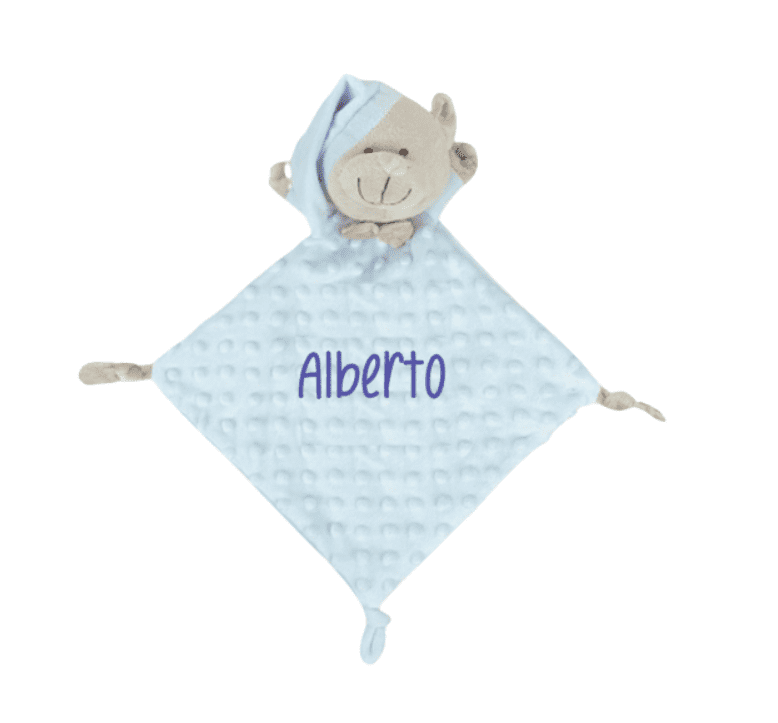 DOU-DOU Osito dormilón celeste Personalizado