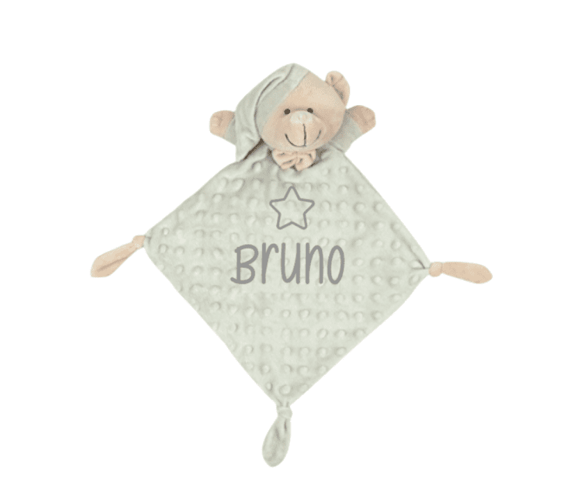 DOU-DOU Osito dormilón gris Personalizado